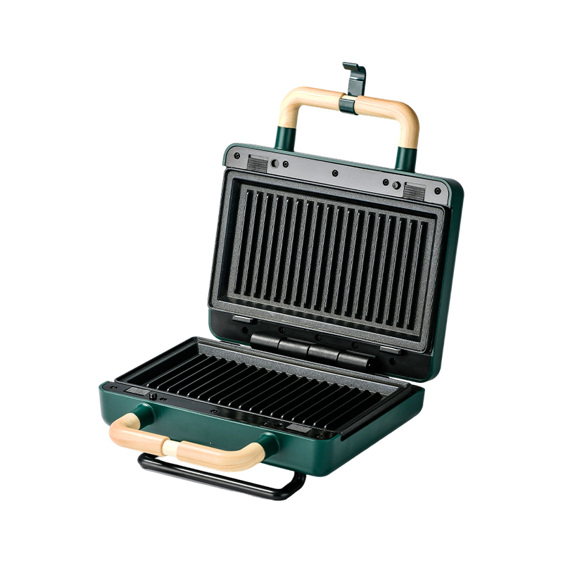 BJX-S003 800W Pemanggang sandwich 2 potong yang dapat diganti