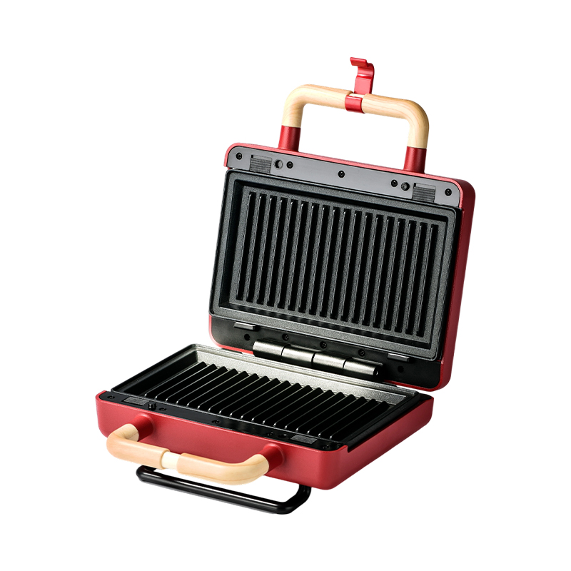 BJX-S003 800W Pemanggang sandwich 2 potong yang dapat diganti