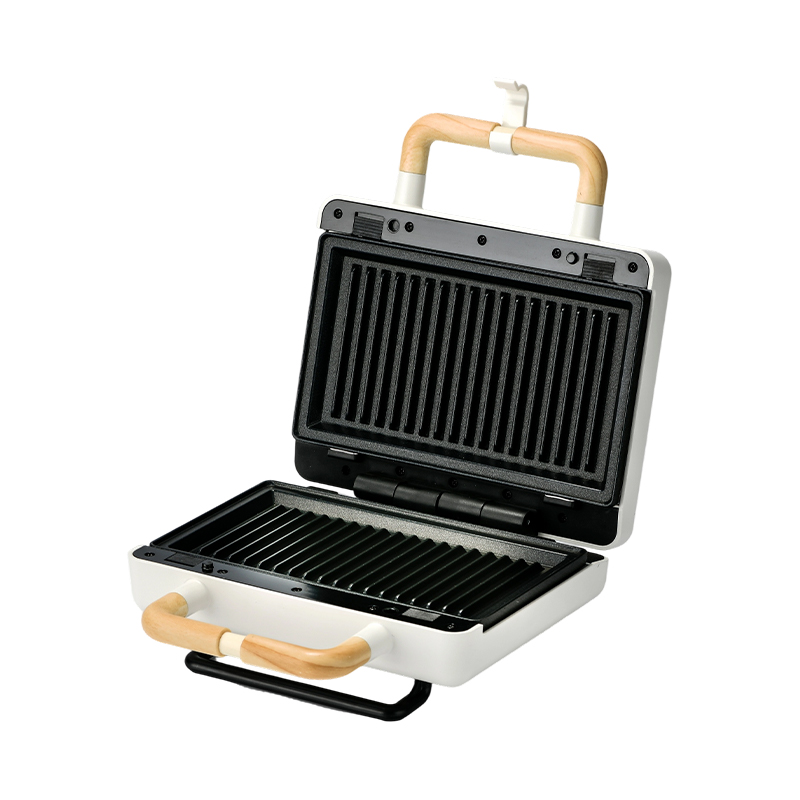 BJX-S003 800W Pemanggang sandwich 2 potong yang dapat diganti