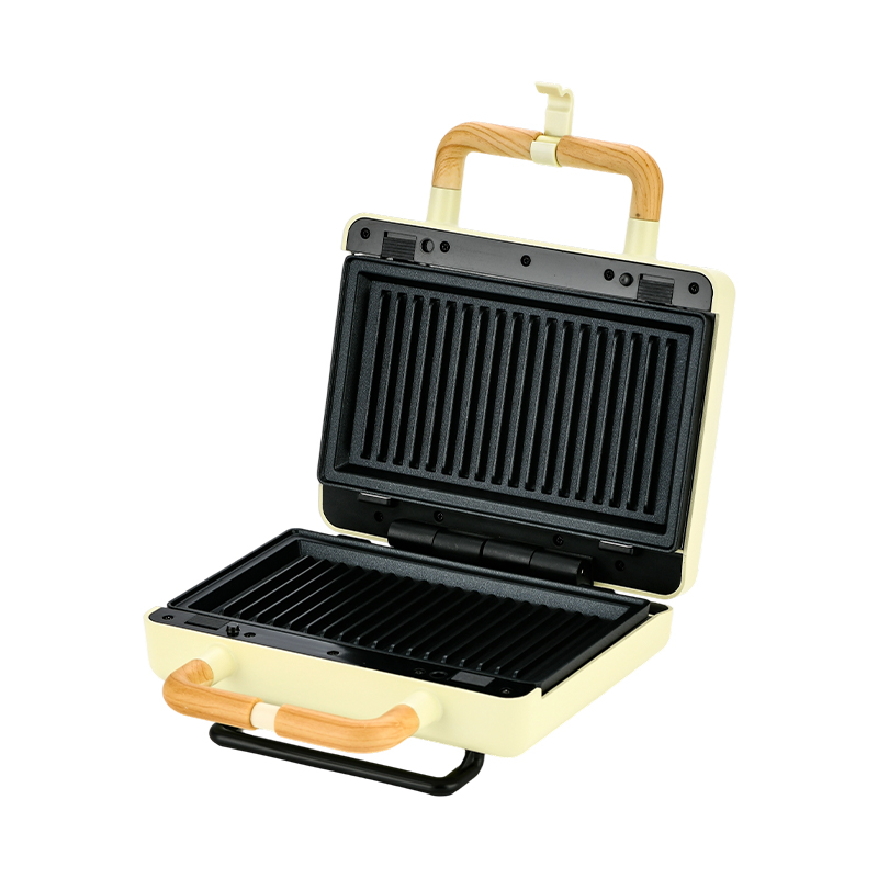 BJX-S003 800W Pemanggang sandwich 2 potong yang dapat diganti