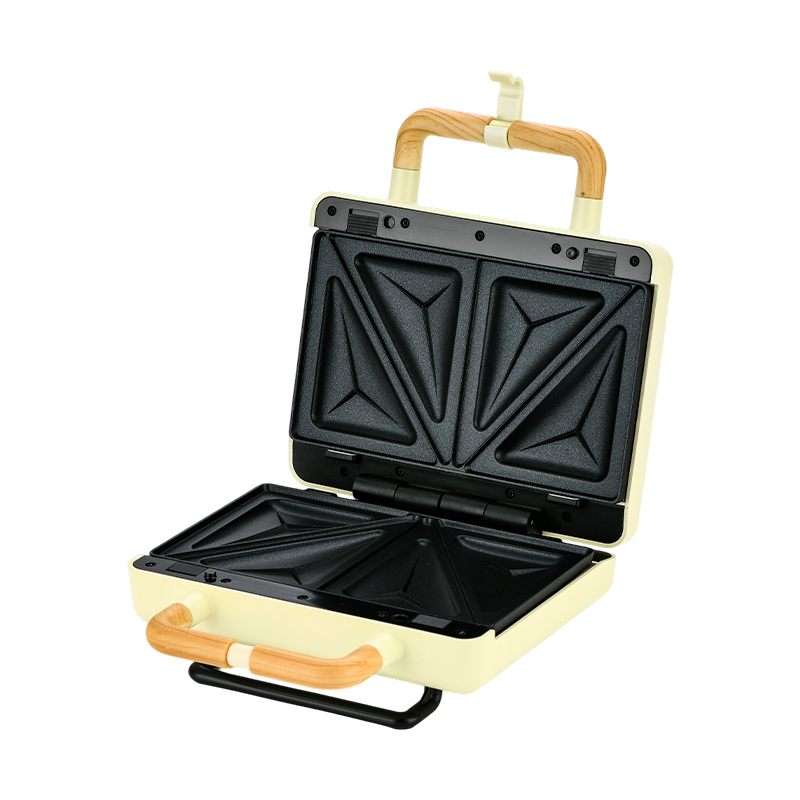 BJX-S003 800W Pemanggang sandwich 2 potong yang dapat diganti