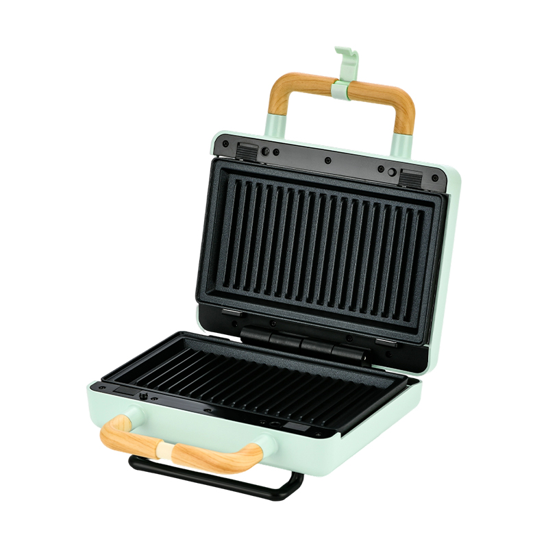 BJX-S003 800W Pemanggang sandwich 2 potong yang dapat diganti