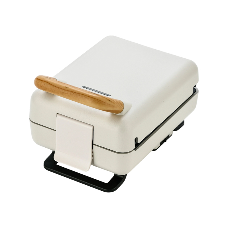 Pembuat Sandwich BJX-S015 dengan Gagang Serat Kayu dan Pelat Tetap