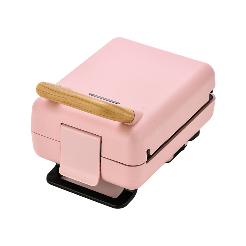 Pembuat Sandwich BJX-S015 dengan Gagang Serat Kayu dan Pelat Tetap