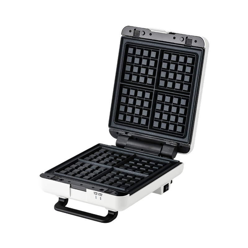 BJX-S026 4-Slice 180° Open Grill & Sandwich Maker dengan Kontrol 3 Tingkat dan Baki Tetes Minyak