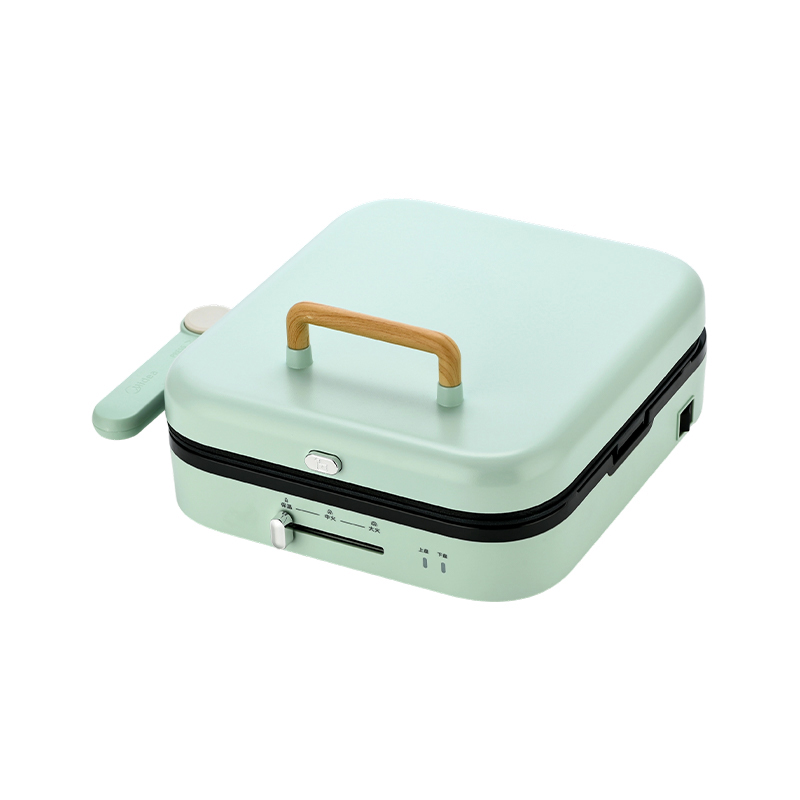 BJX-S022 28x28cm 180° Kontrol Suhu Pembukaan dan Penutupan Pelat Dapat Dilepas Panggangan Besar