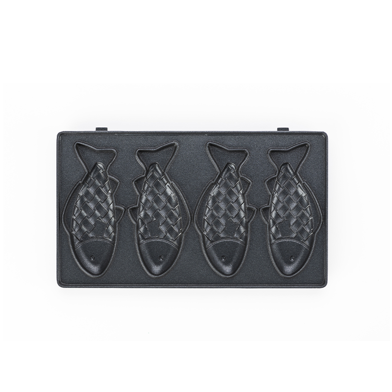 BJX-S008 800W 2 potong Pelat Dapat Dilepas Pembuat Wafel Sandwich